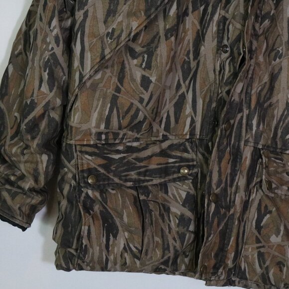 Vintage Cabelas USA Camo Hunting Jacket Men Large Whitetail Goretex Heavy Weight - Picture 2 of 10